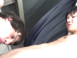 Asian twinks hole toy