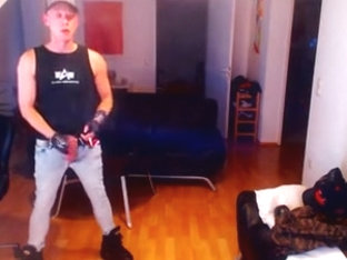 Taut Jeans Jerk Off