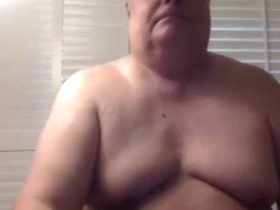 grandpa cum on webcam